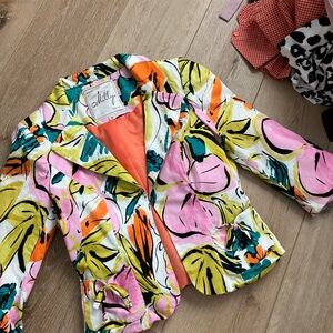 Milly New York dressy floral coat